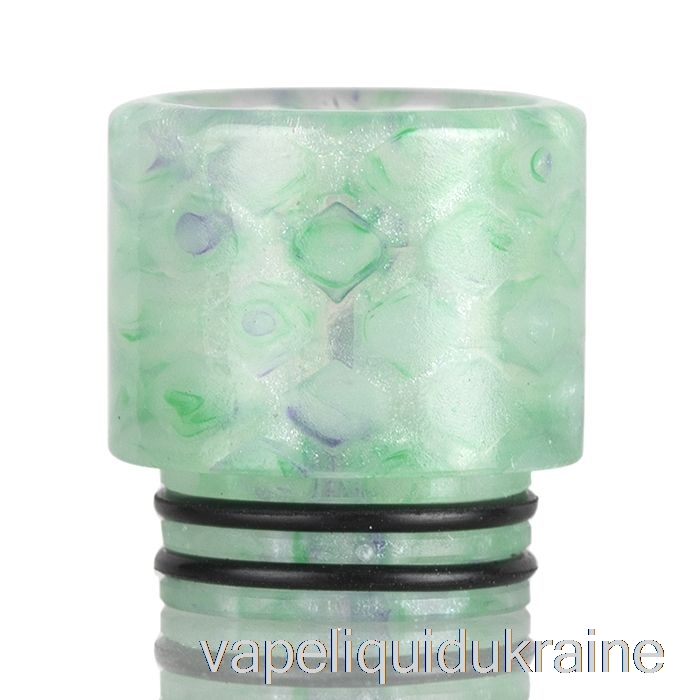 Vape Liquid Ukraine 810 Clear Snakeskin Resin Drip Tip Green